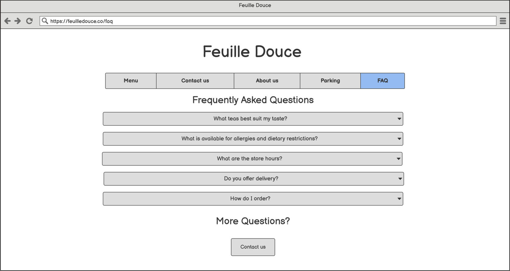 Feuille Douce - FAQ